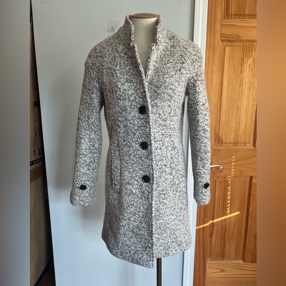 Lucky Brand Boucle Wool Coat XS - Picture 3 of 10